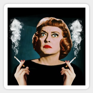 Bette Smoking Magnet